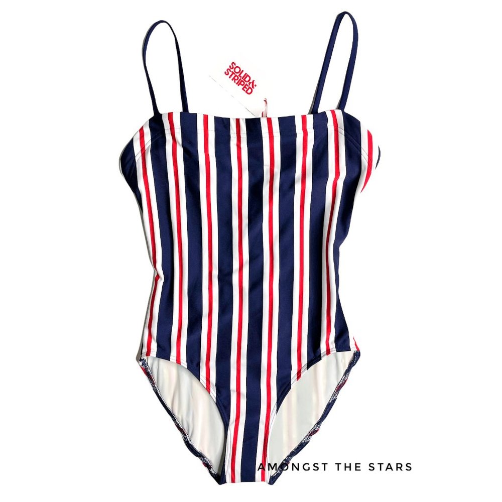 Solid & Striped The Gemma Americana One Piece Bathing Suit - Picture 4 of 10